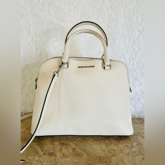 MICHAEL KORS VANILLA DOME SHOULDER BAG/SATCHEL CROSSBODY